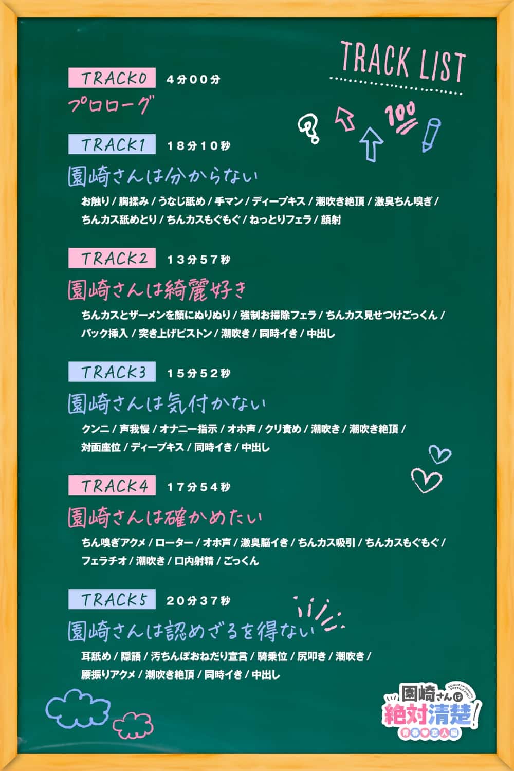 【40%OFF】【全編潮吹き】園崎さんは絶対清楚！3【青春♡恋人編】のサンプル画像4