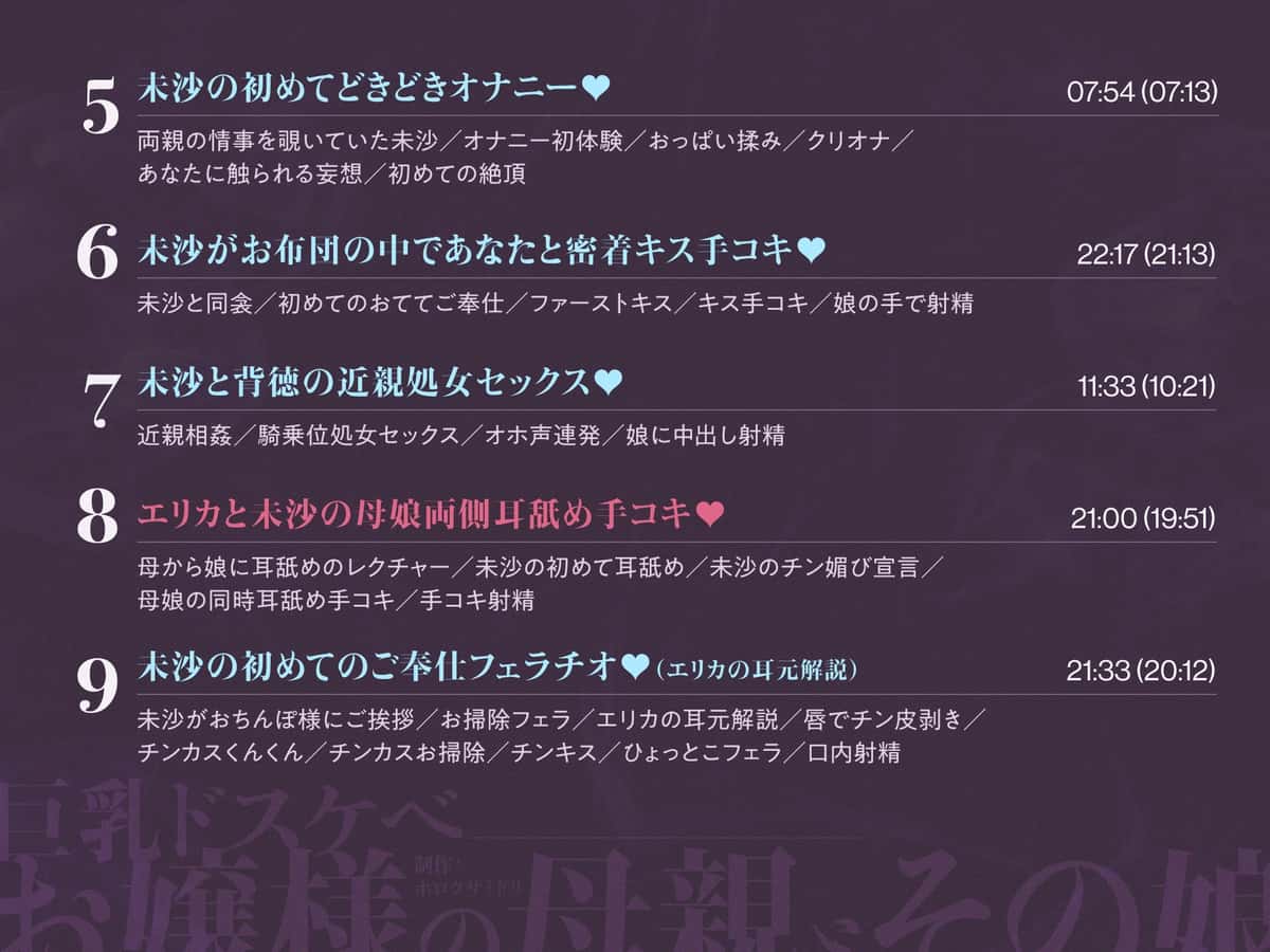【50%OFF】✅6/22まで限定特典!✅巨乳ドスケベお嬢様の母親とその娘がチンカス汚ちんぽに媚び媚びご奉仕してくれるお話♡【KU100】のサンプル画像6
